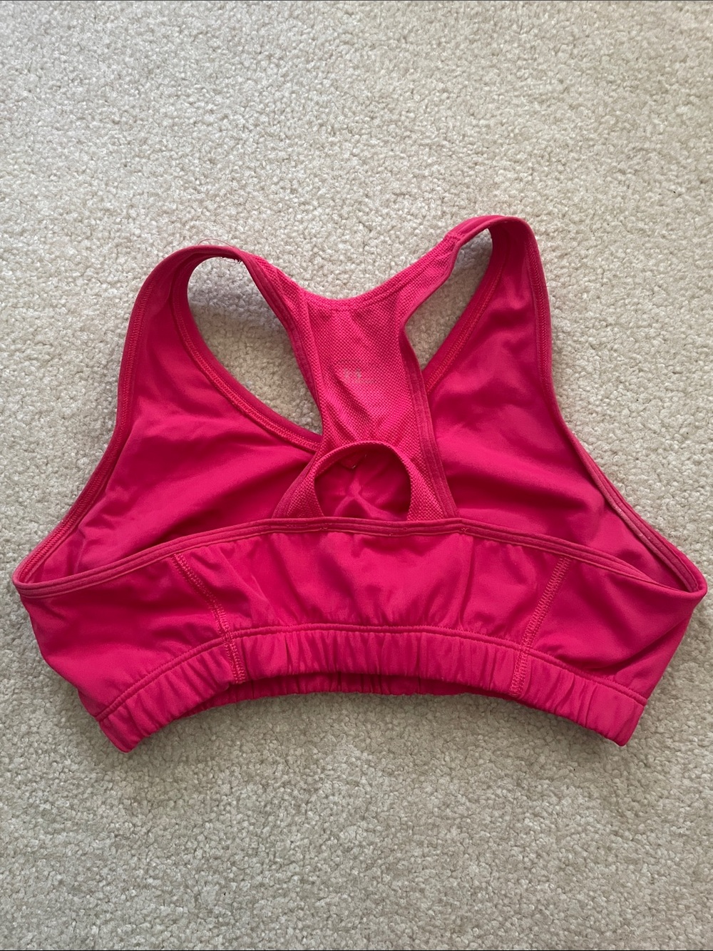Under Armour Hot Pink Racerback Sports Bra - Picture 3 of 3